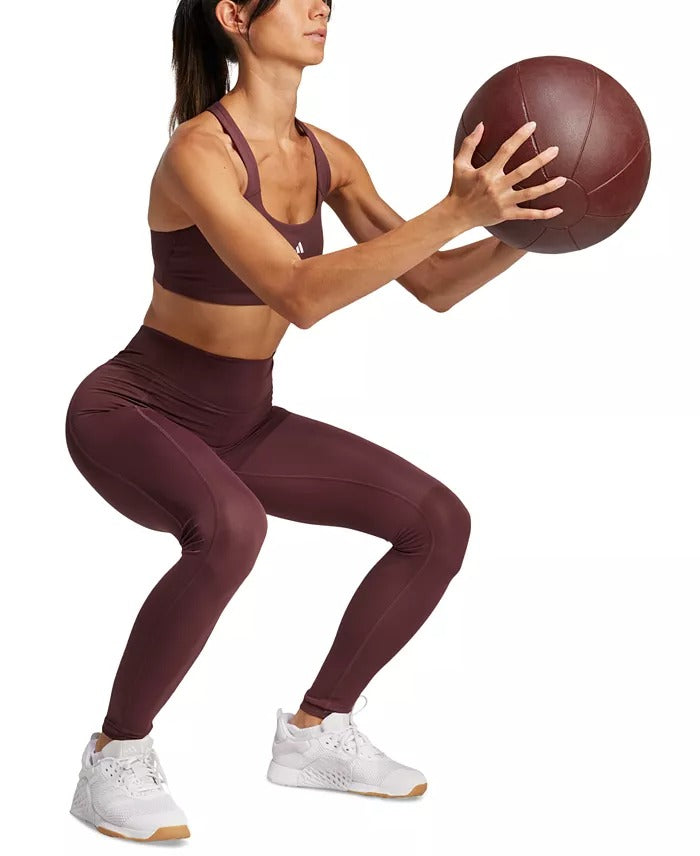 brand-logo adidas women loungewear essentials 3-stripes leggings