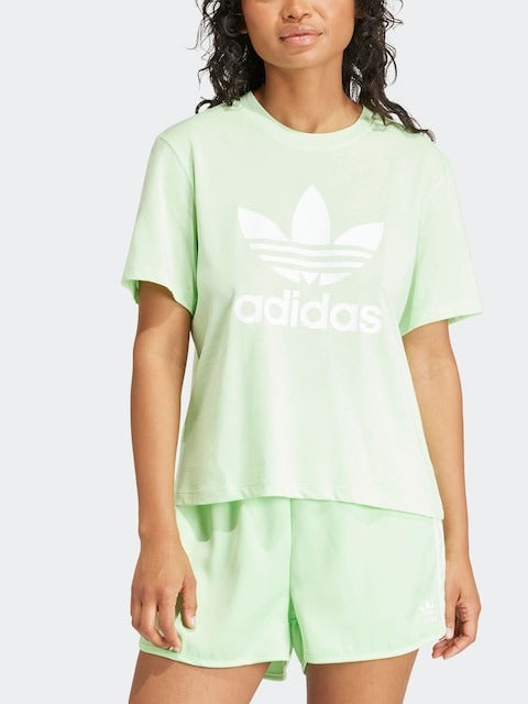 adidas Originals Green Adicolor Trefoil Boxy T-Shirt