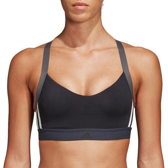 adidas Women's All Me 3-Stripes Racerback Sports Bra