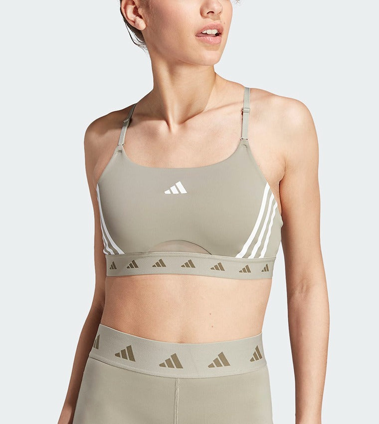 ADDIDAS SPORTS BRA FOR WOMEN IN GREY COLOR