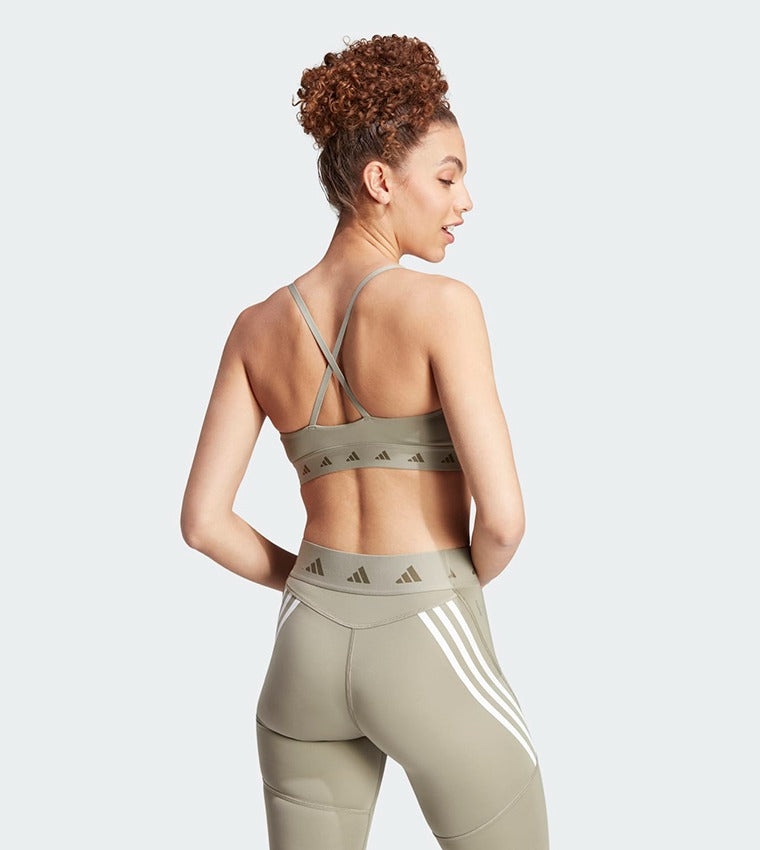ADDIDAS SPORTS BRA FOR WOMEN IN GREY COLOR