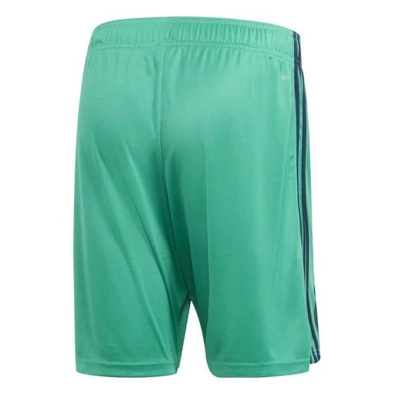 adidas Men's 3-Stripes 10" Fleece Shorts Court Green-Small