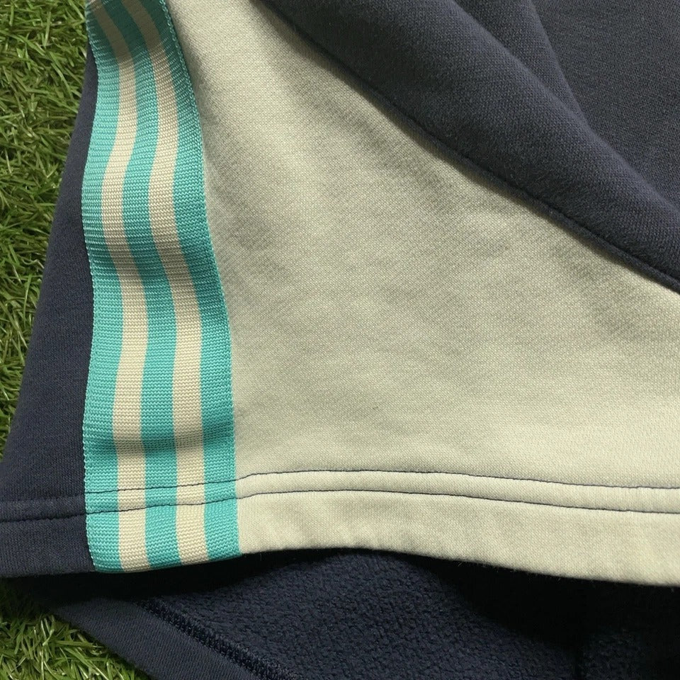 adidas Originals Men's Superstar Fleece Shorts, Navy/ Wonder White 2XL