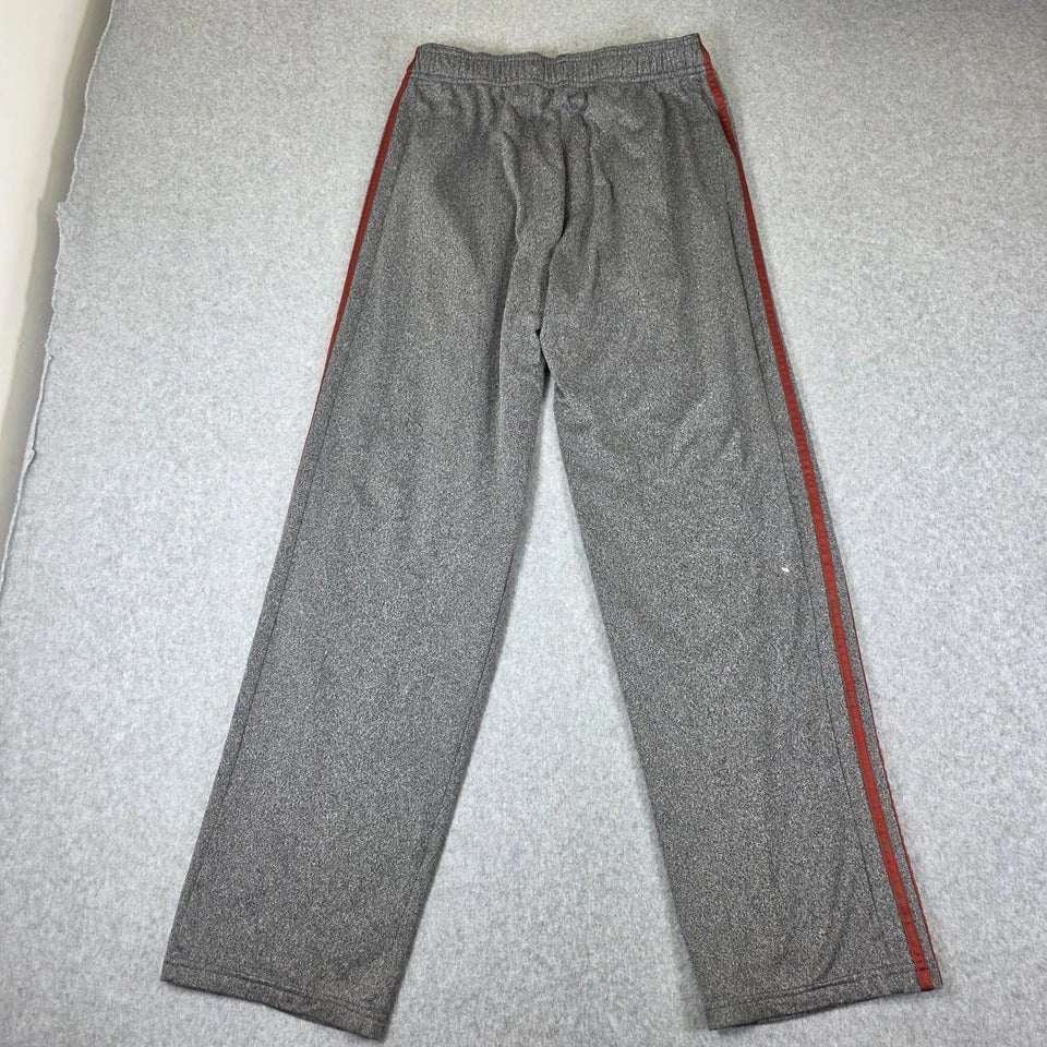 Adidas 3 Stripes Tricot Tracksuit Men's Size Medium Gray Jacket & Pants Set