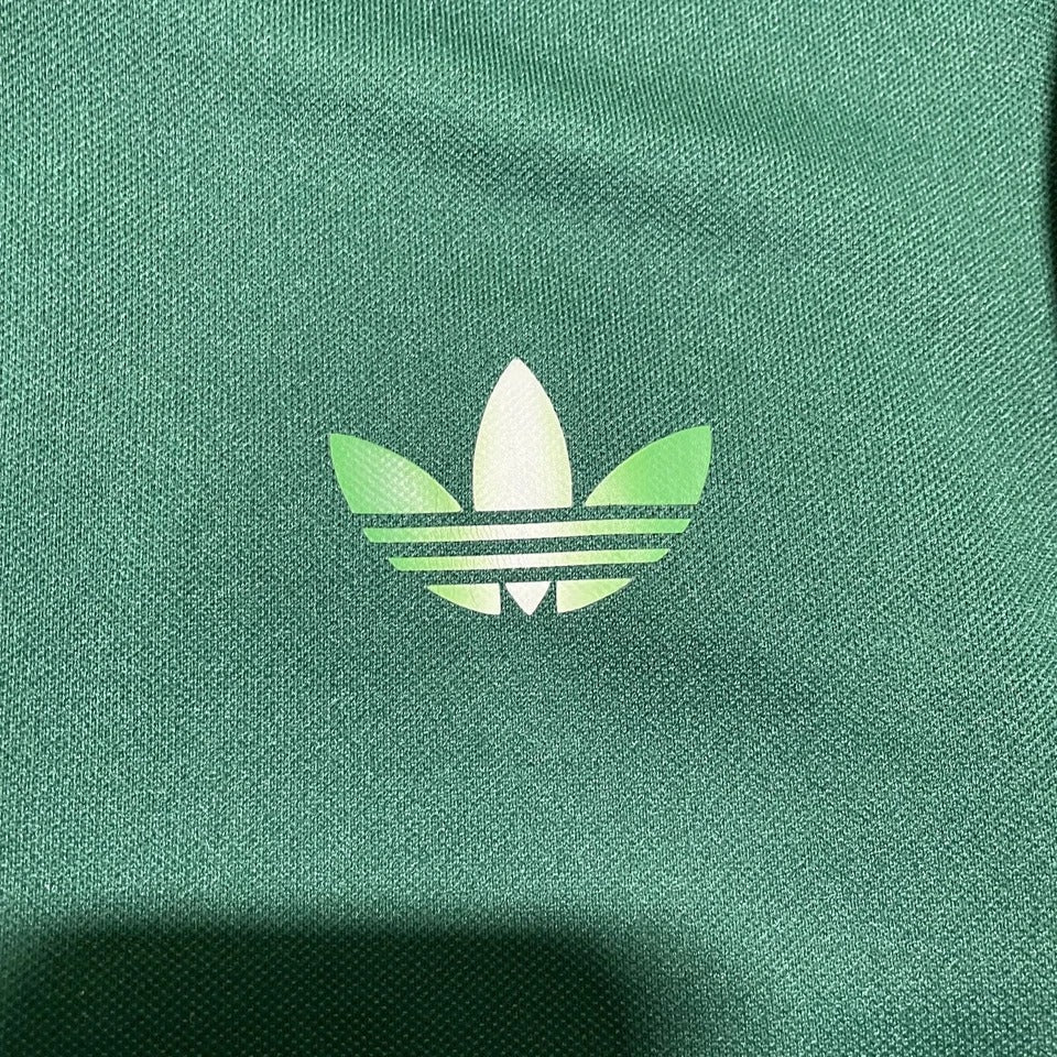 Adidas Tracksuit Jacket Pants Green Trefoil 3 Stripe Classic Men 2XL Retro 2010s