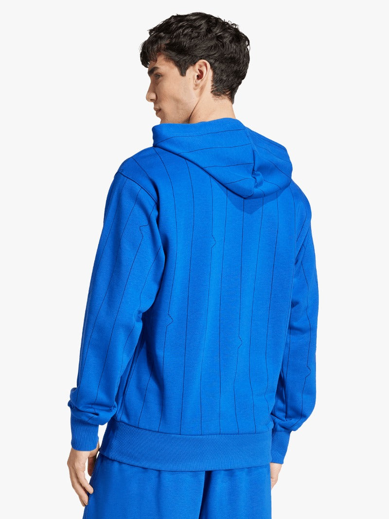 adidas Mens Seasonal Essentials US Sport Royal Blue Hoodie
