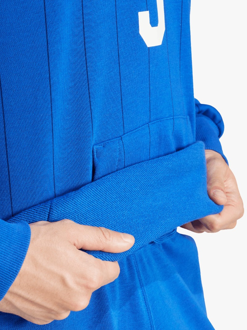 adidas Mens Seasonal Essentials US Sport Royal Blue Hoodie