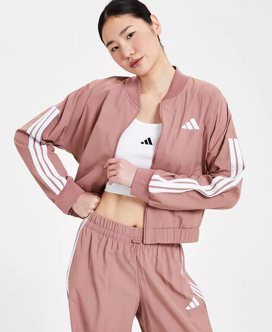 adidas Women's Essentials 3-Stripes Lifestyle Bomber Jacket