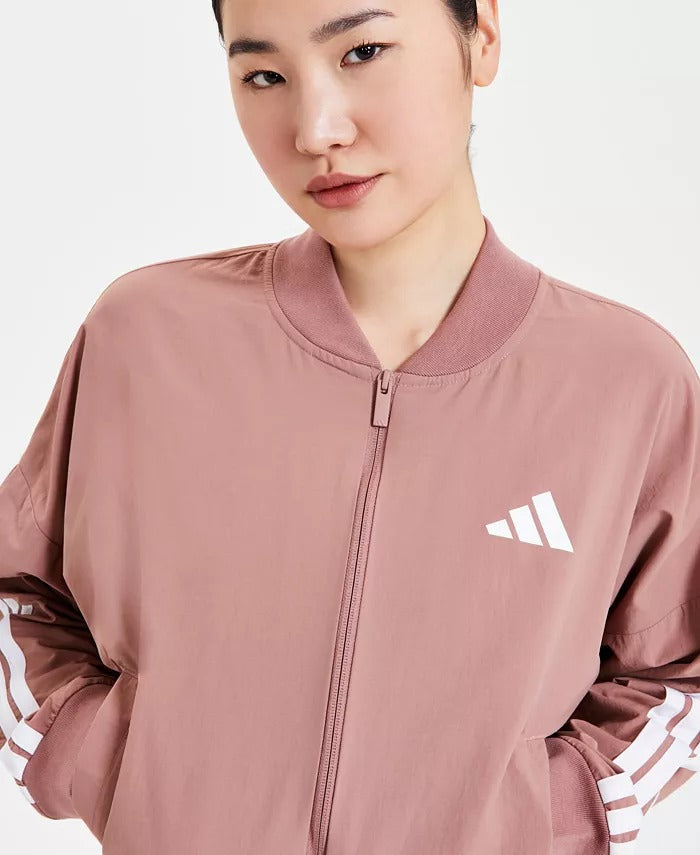 adidas Women's Essentials 3-Stripes Lifestyle Bomber Jacket