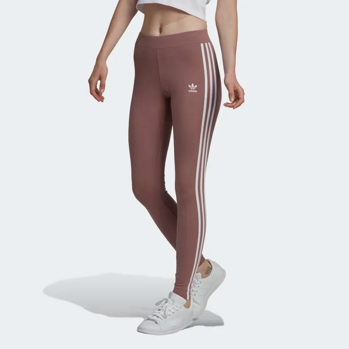 Adidas Women's Adicolor Classics 3 Stripes Tight Leggings - Purple by ADIDAS
