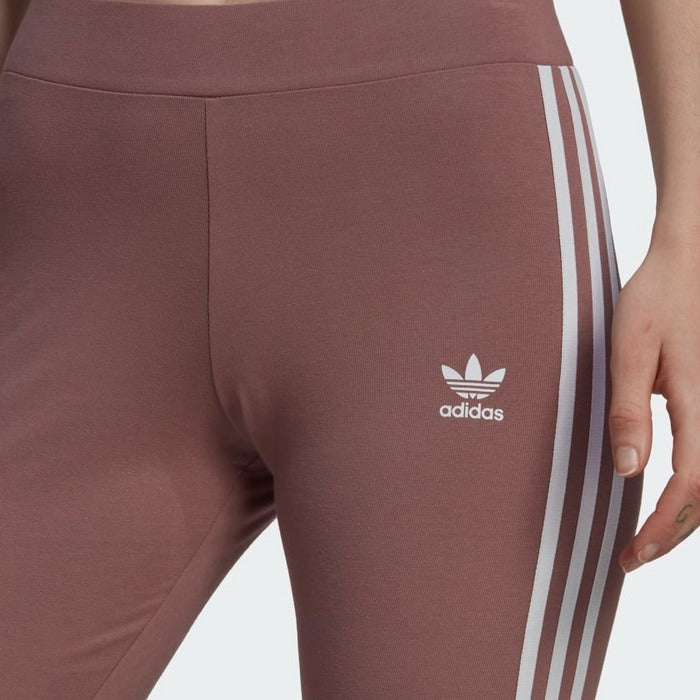 Adidas Women's Adicolor Classics 3 Stripes Tight Leggings - Purple by ADIDAS