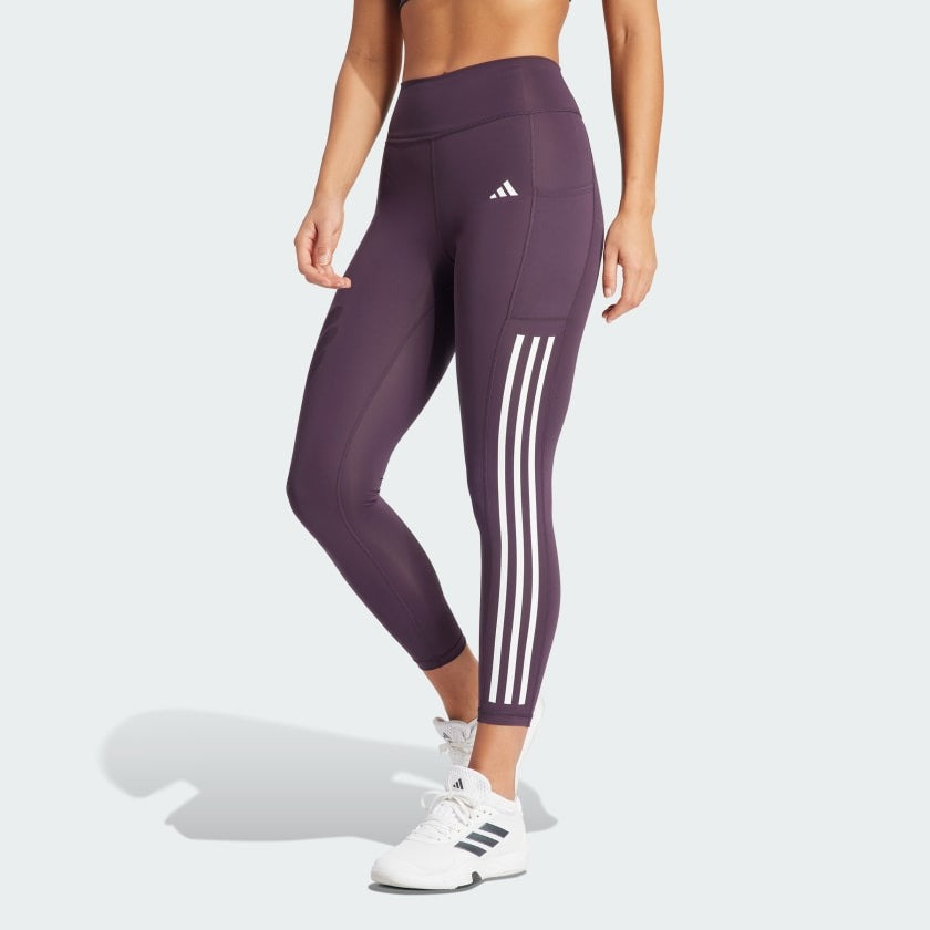 Optime 3-Stripes Full-Length Leggings