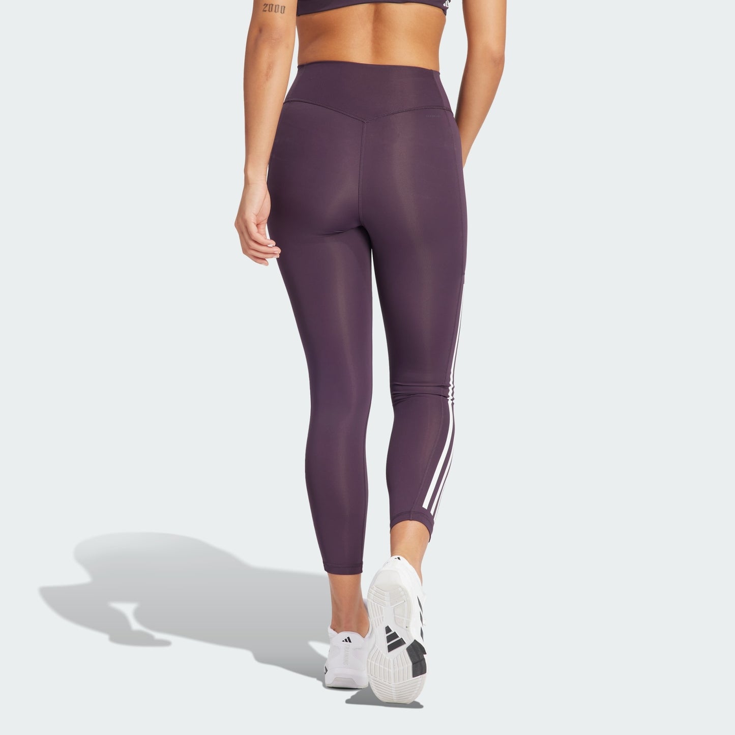 Optime 3-Stripes Full-Length Leggings