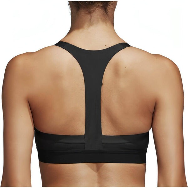 adidas  All Me 3 Stripes Womens Sports Bra - Black