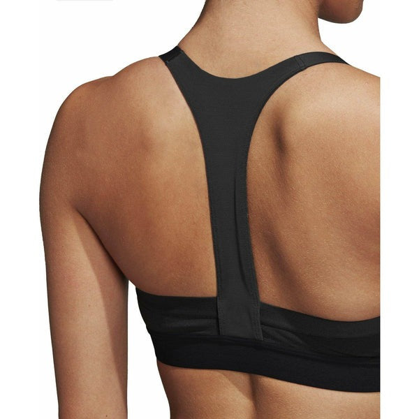adidas  All Me 3 Stripes Womens Sports Bra - Black