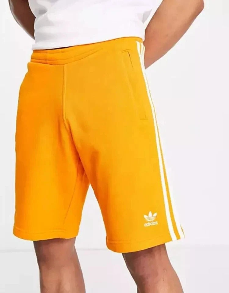 NEW MENS ADIDAS ORIGINALS CLASSICS 3 STRIPES TREFOIL SHORTS SIZE SMALL #IY9917