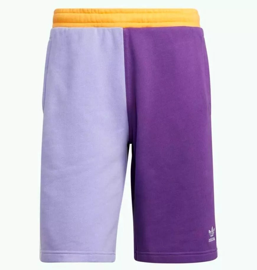NEW MEN'S ADIDAS ORIGINALS BLOCKED 3 STRIPES TREFOIL SHORTS ~SIZE XL #GR9747