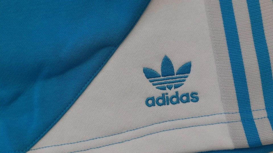 ADIDAS Originals Superstar Fleece Mens Shorts, Sky Rush/White, Choose Size, NEW!