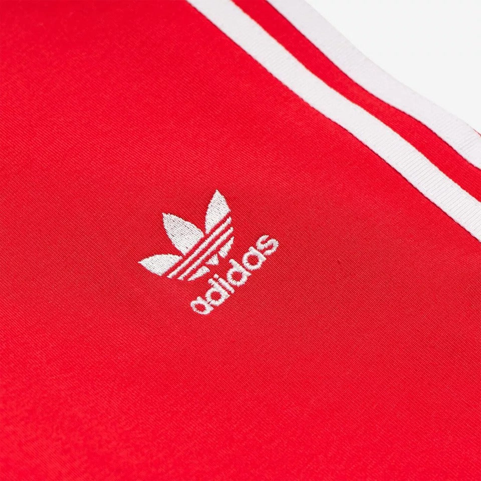NEW Adidas Womens Adicolor 3-Stripes Tights - FM3283 - Red/White - XS