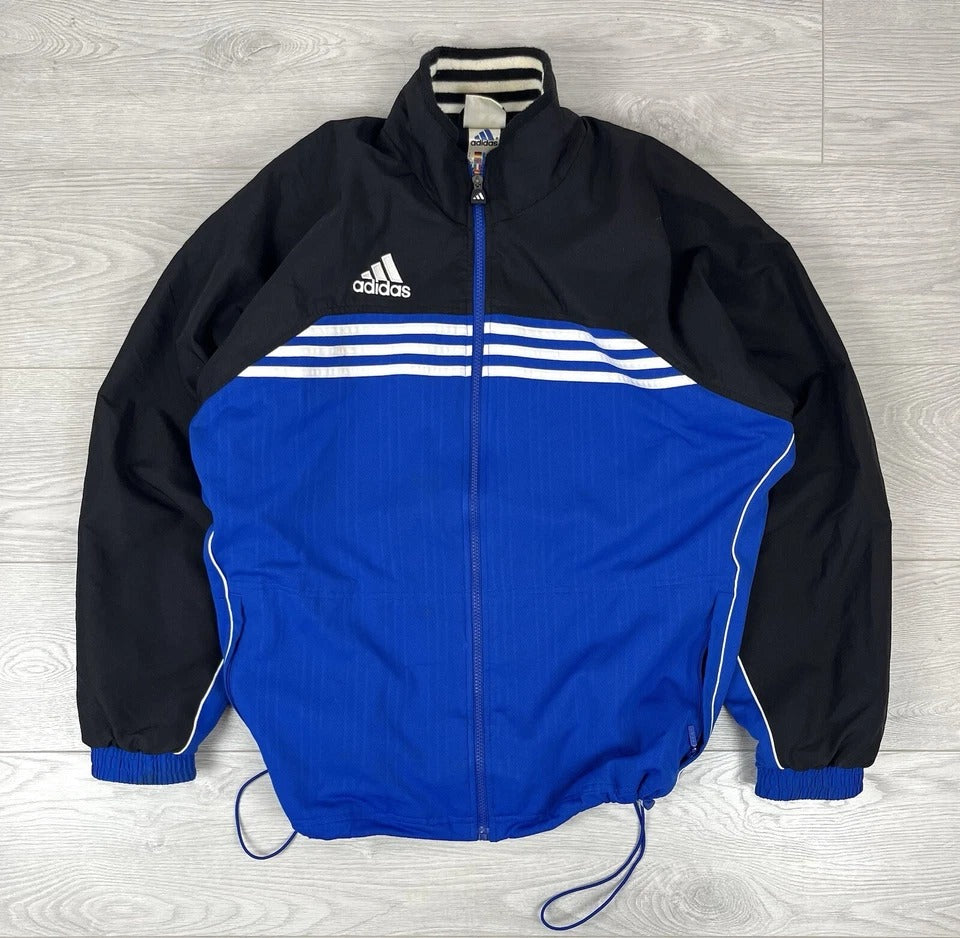Adidas Vintage 90s Blue Tracksuit Pants Jacket M Size Mens