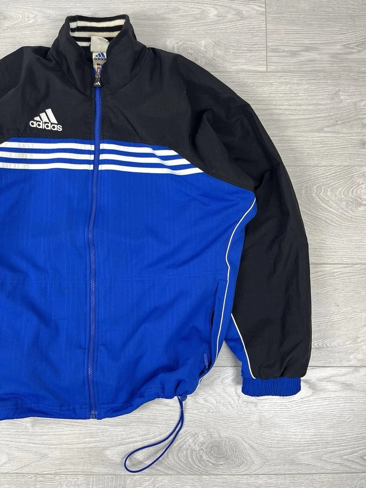 Adidas Vintage 90s Blue Tracksuit Pants Jacket M Size Mens